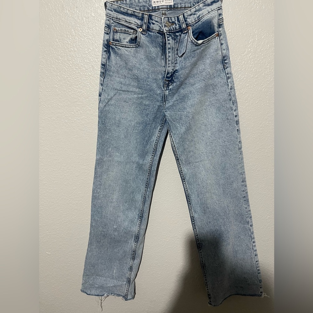 Wide leg jeans